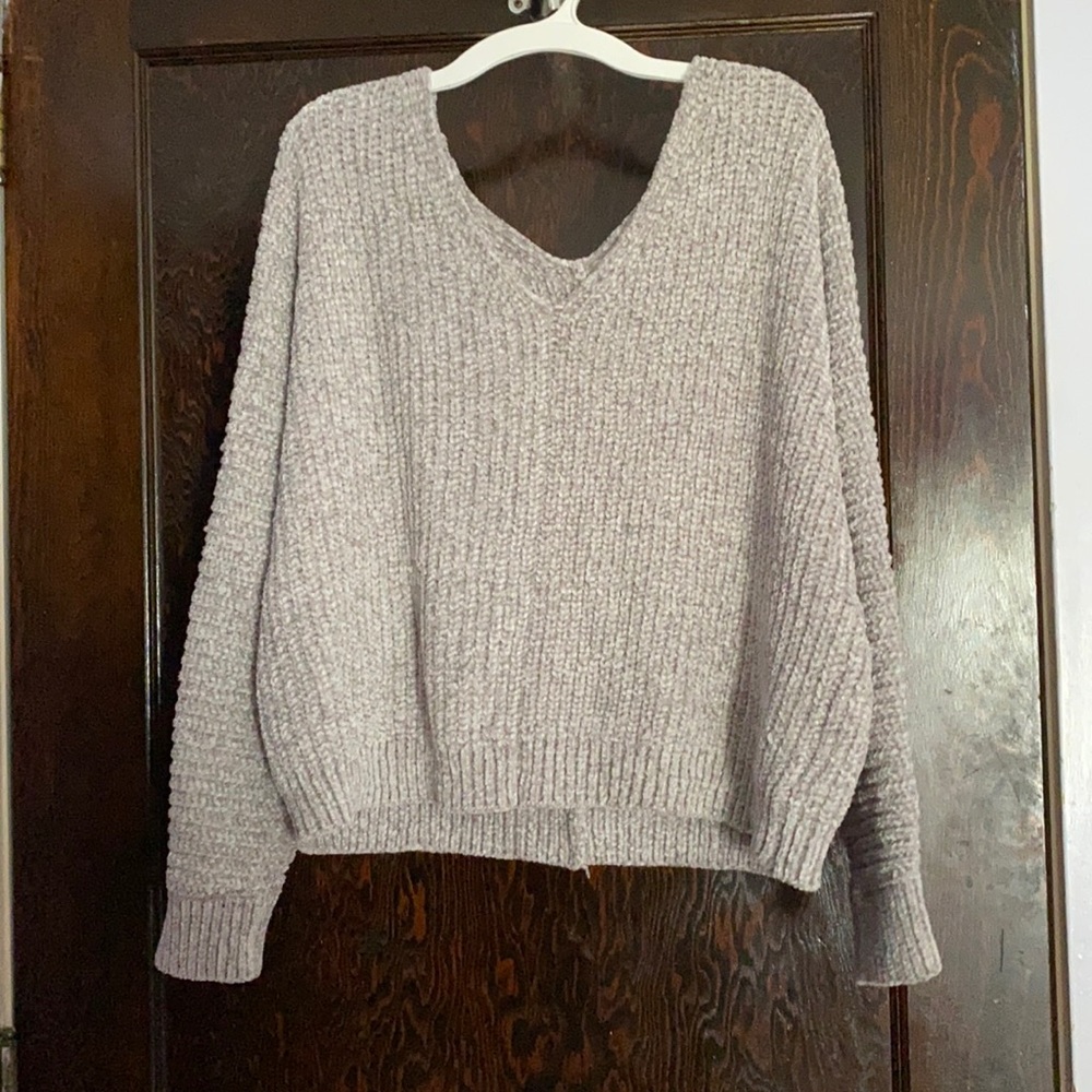 Gray sweater